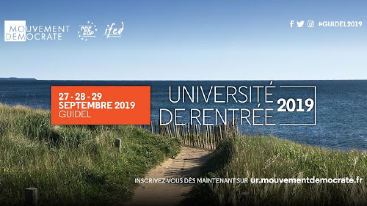 Université de rentrée 2019